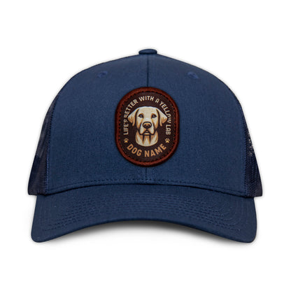 Yellow Lab Trucker