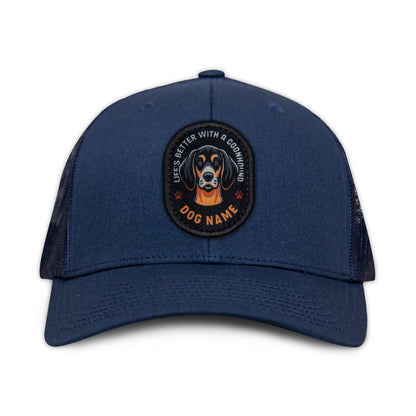 Coonhound (Black & Tan) Trucker