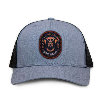 Chocolate Lab Trucker