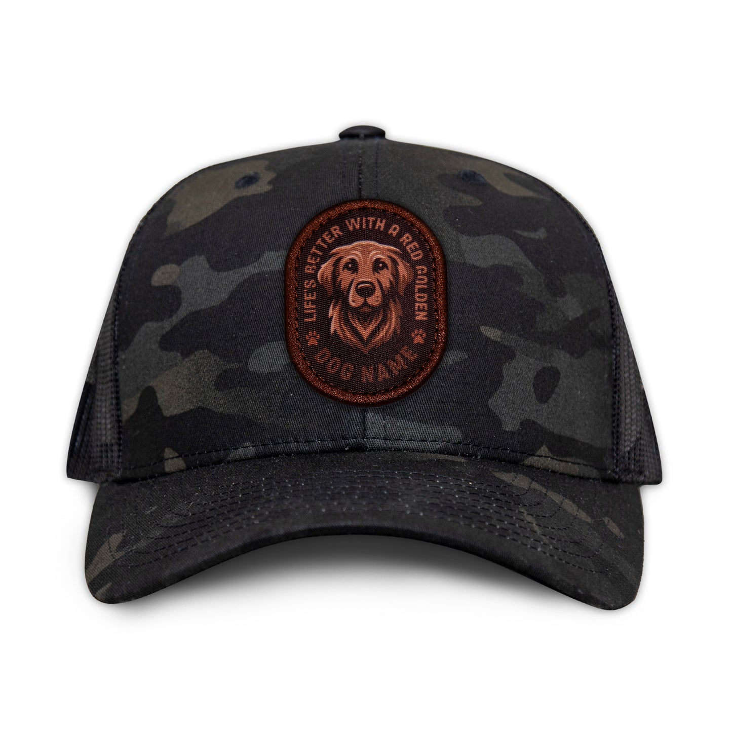 Golden Retriever (Red) Trucker