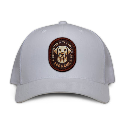 Yellow Lab Trucker