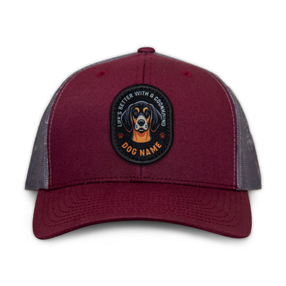 Coonhound (Black & Tan) Trucker
