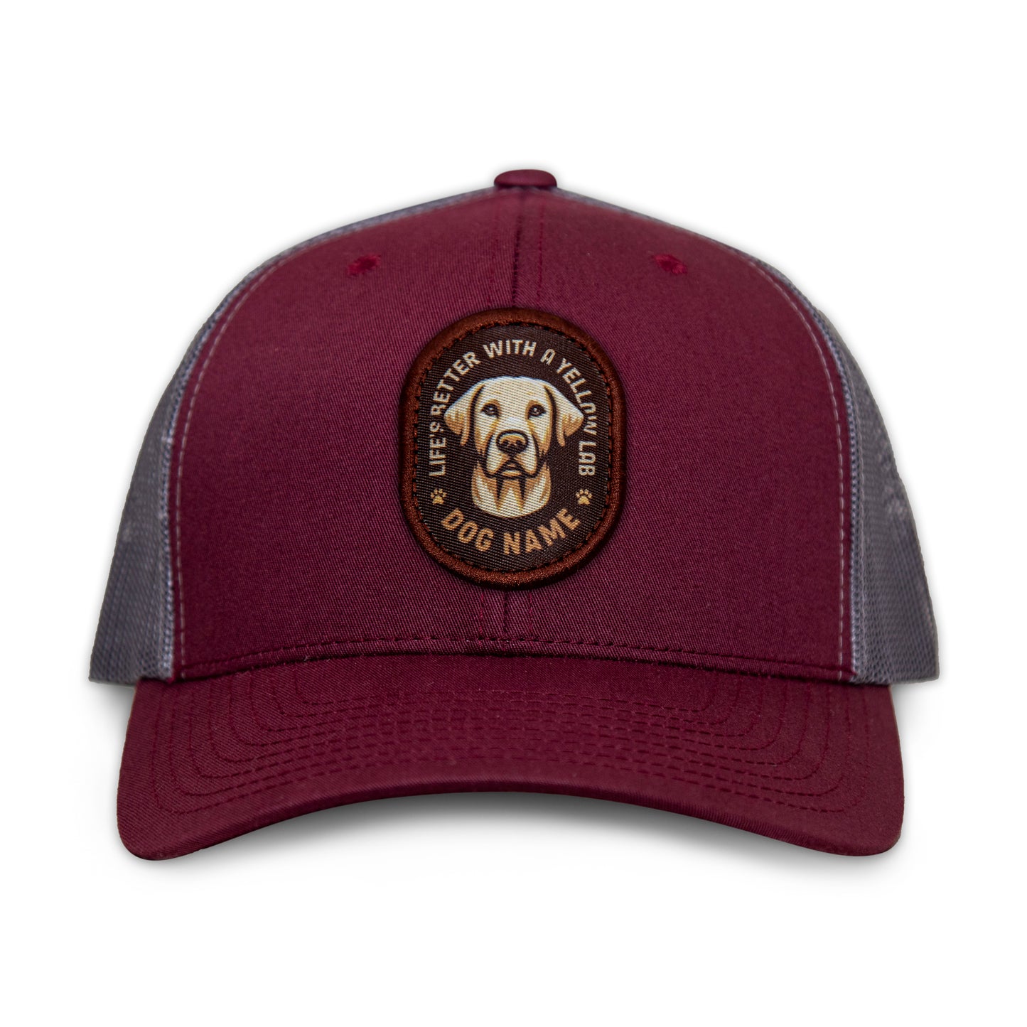 Yellow Lab Trucker