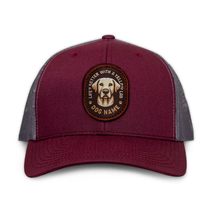 Yellow Lab Trucker