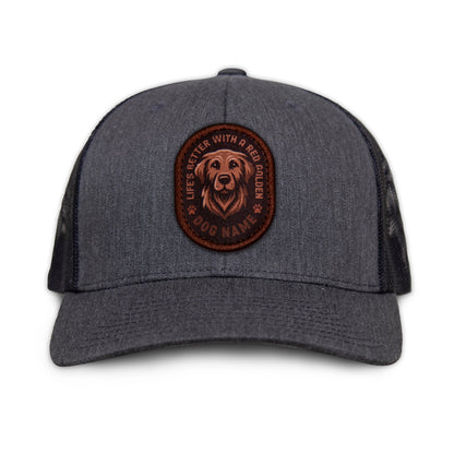 Golden Retriever (Red) Trucker