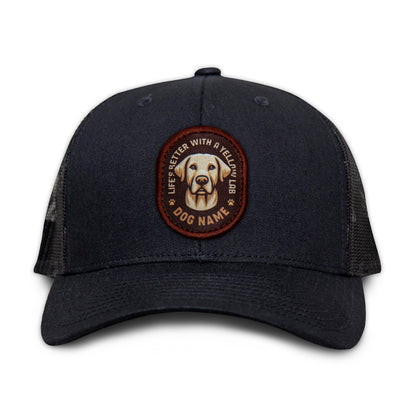 Yellow Lab Trucker