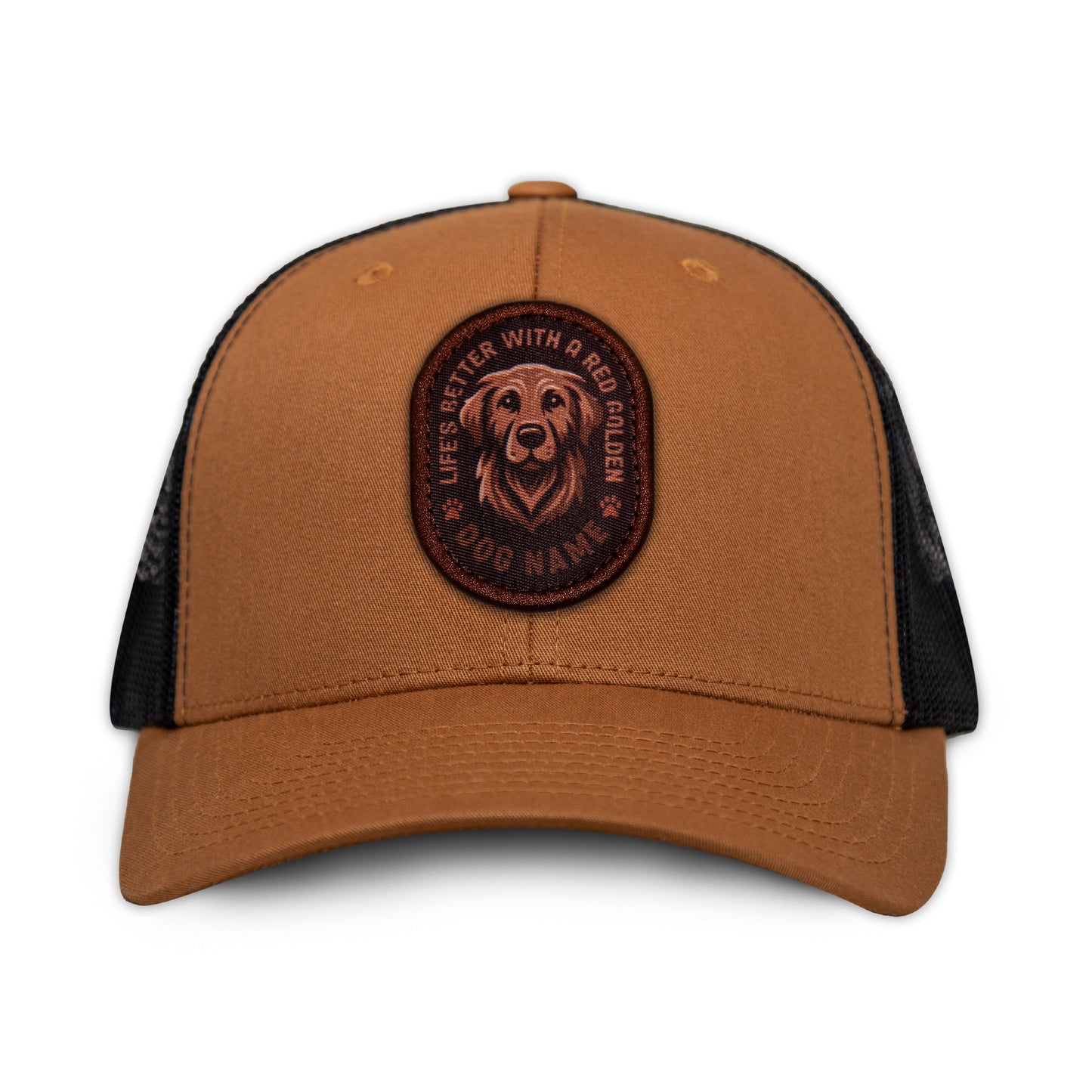 Golden Retriever (Red) Trucker
