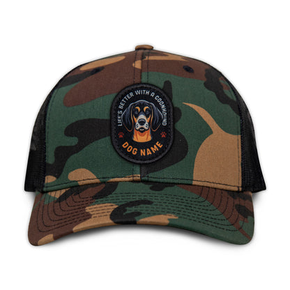 Coonhound (Black & Tan) Trucker