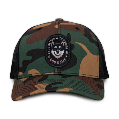 Shiba Inu (Black & Tan) Trucker
