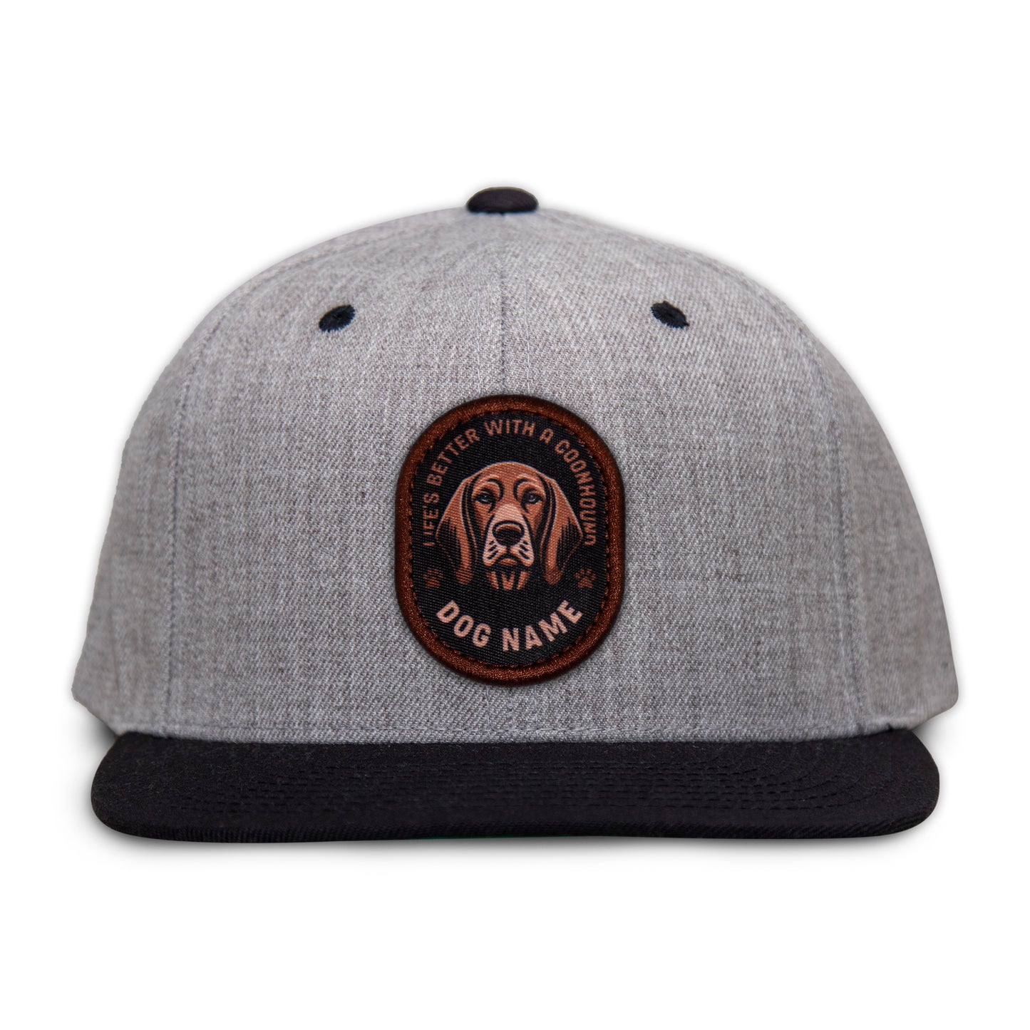 Coonhound (Brown) Flat Bill