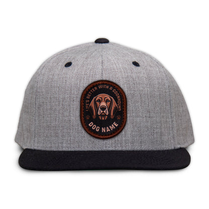 Coonhound (Brown) Flat Bill
