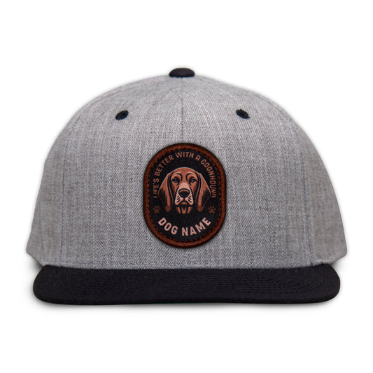 Coonhound (Brown) Flat Bill