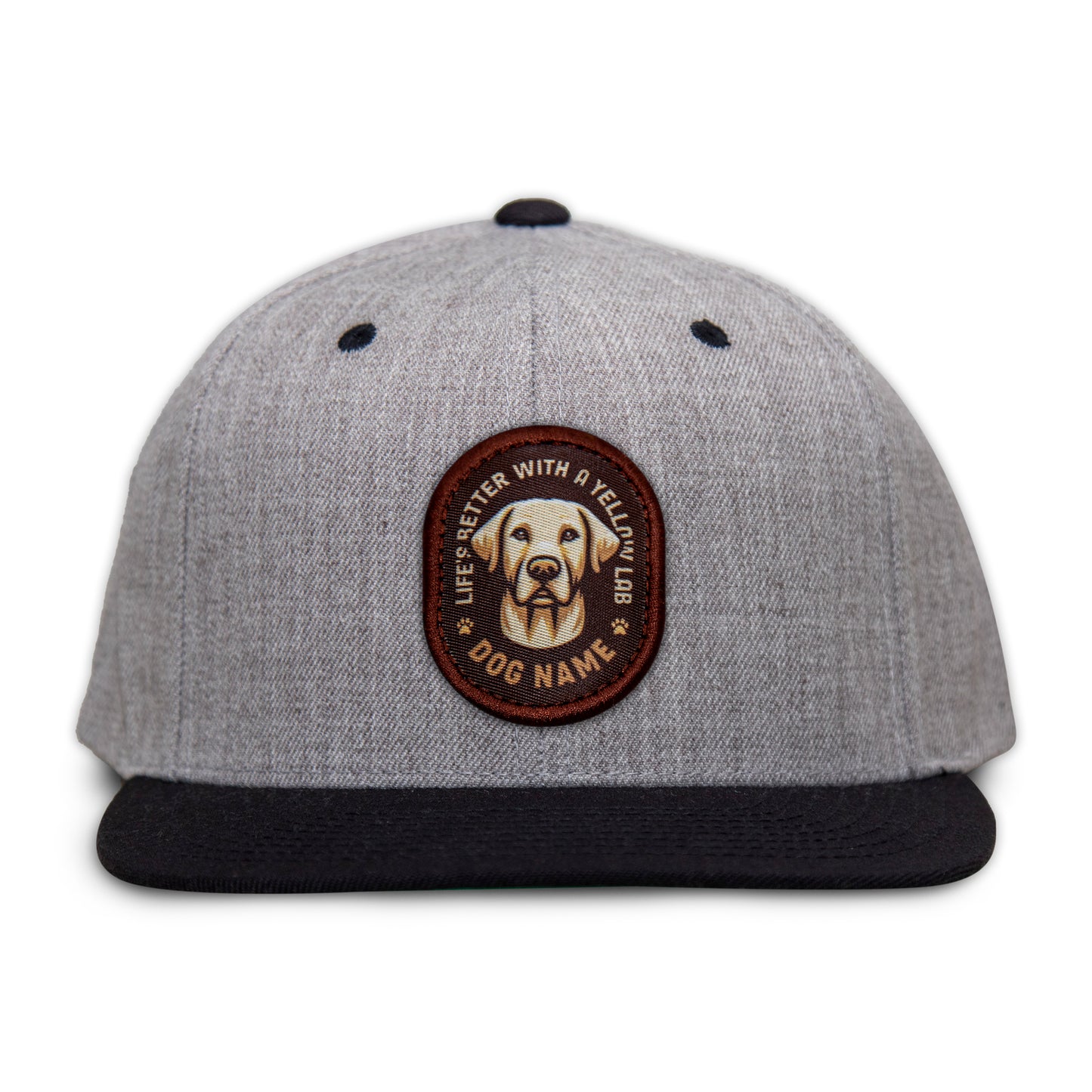 Yellow Lab Flat Bill