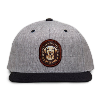 Yellow Lab Flat Bill
