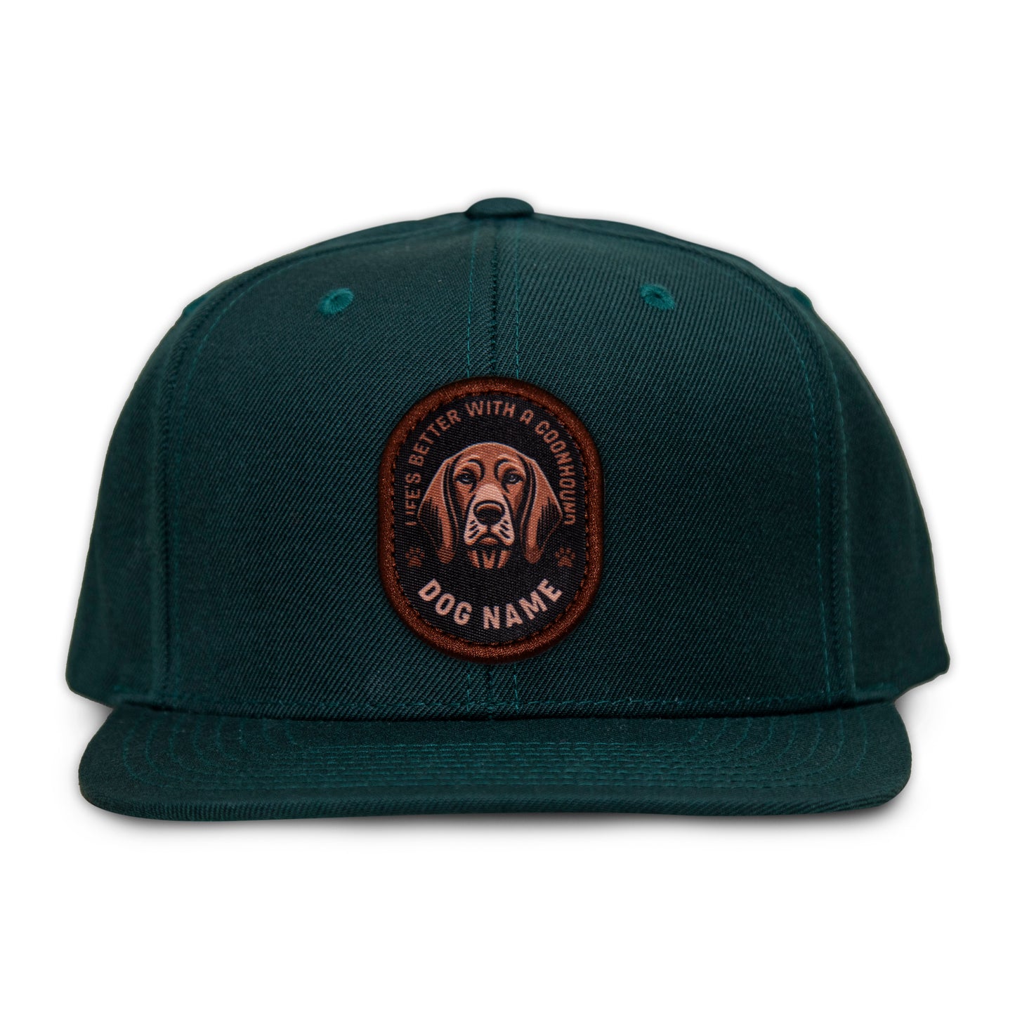 Coonhound (Brown) Flat Bill