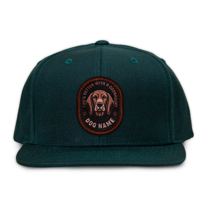 Coonhound (Brown) Flat Bill