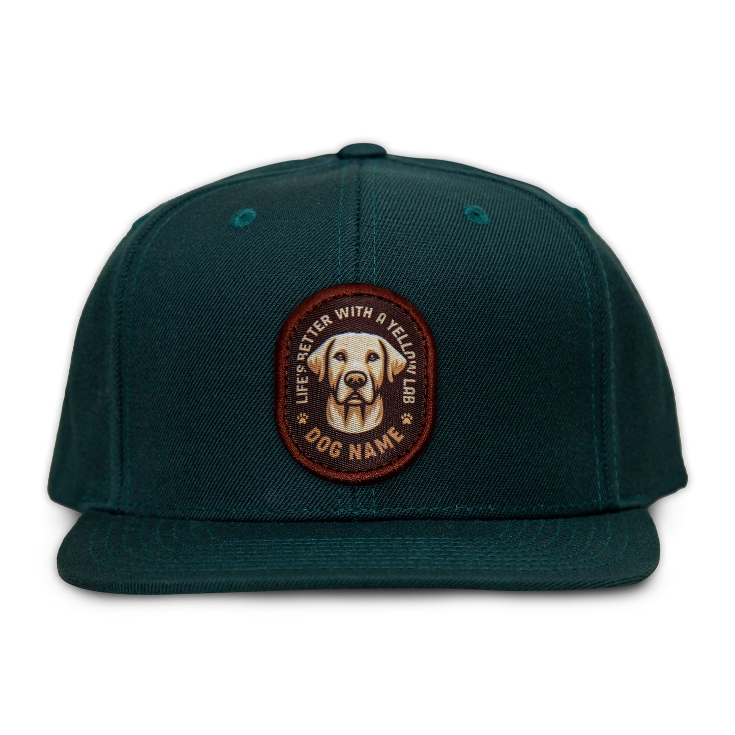 Yellow Lab Flat Bill