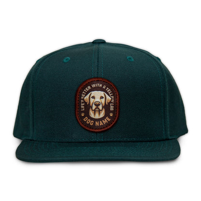Yellow Lab Flat Bill