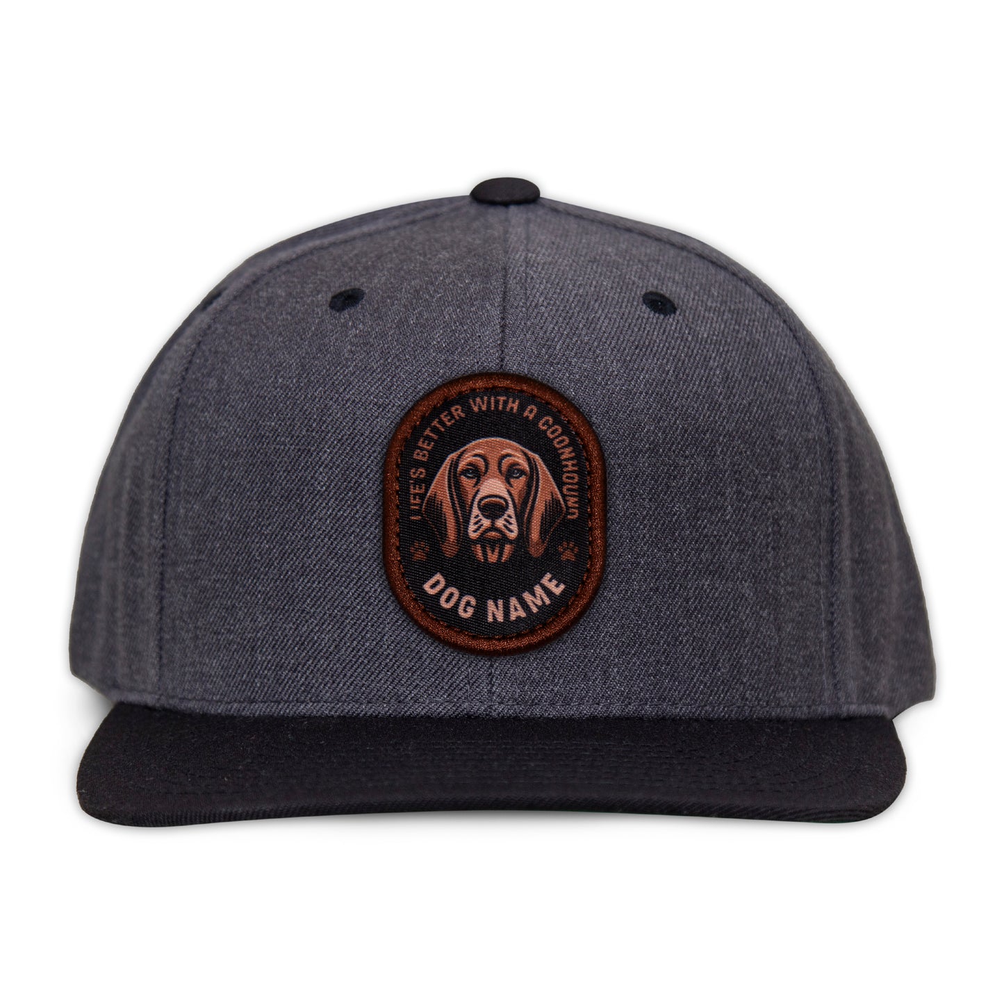 Coonhound (Brown) Flat Bill