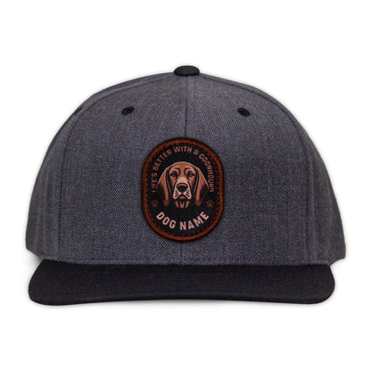 Coonhound (Brown) Flat Bill