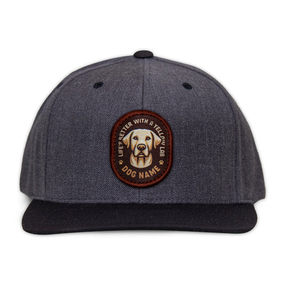 Yellow Lab Flat Bill