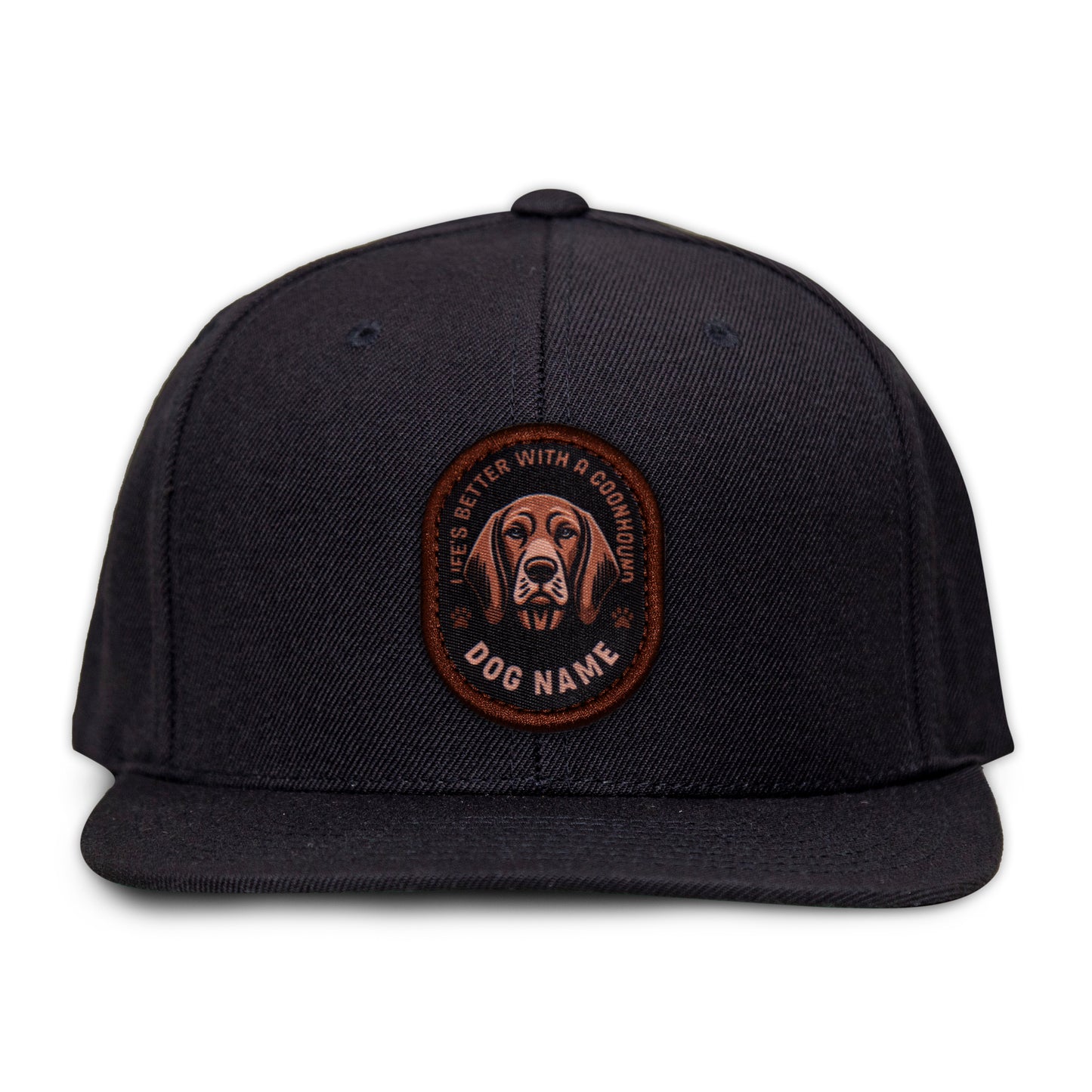 Coonhound (Brown) Flat Bill