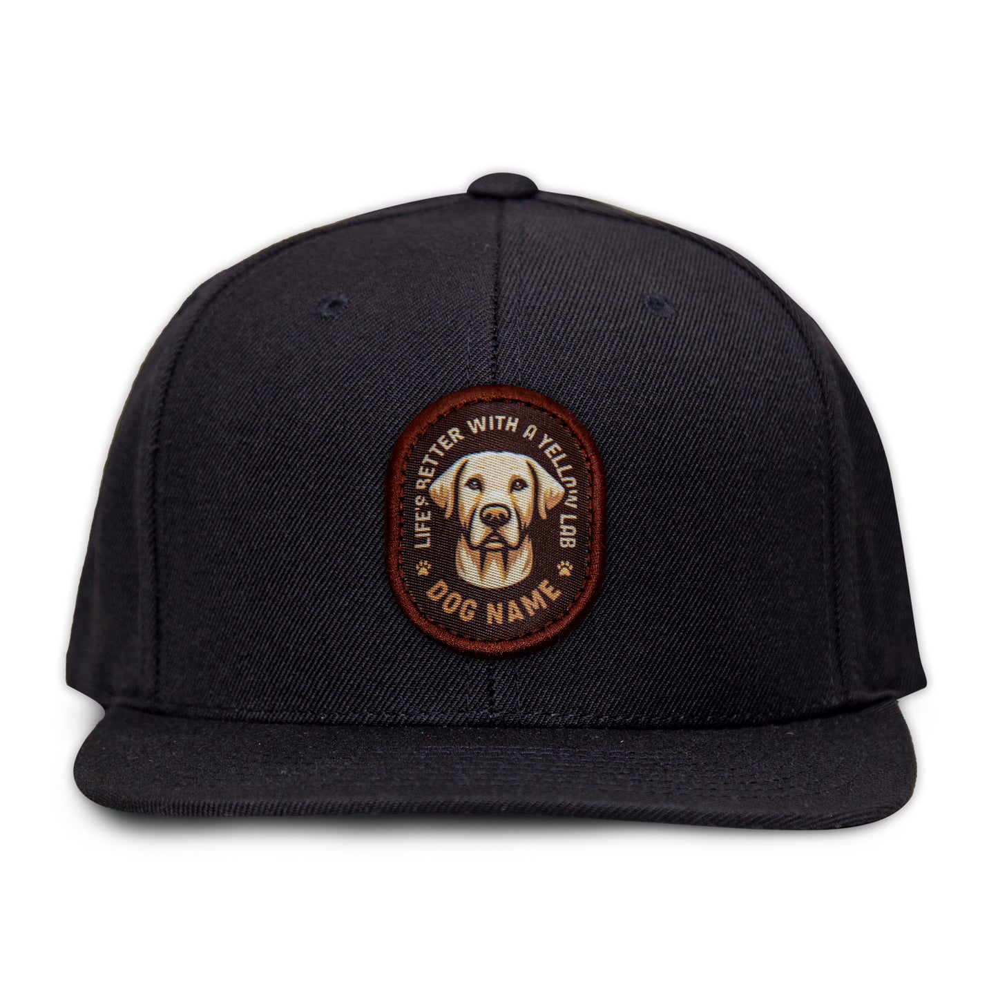 Yellow Lab Flat Bill
