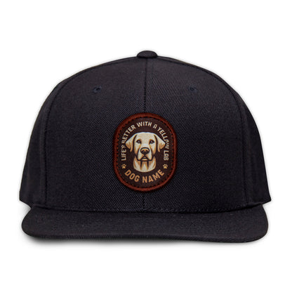 Yellow Lab Flat Bill