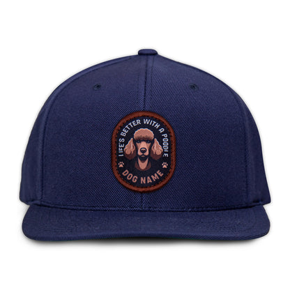 Poodle (Brown) Flat Bill