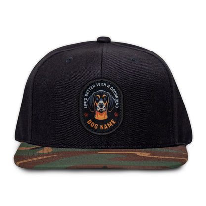 Coonhound (Black & Tan) Flat Bill