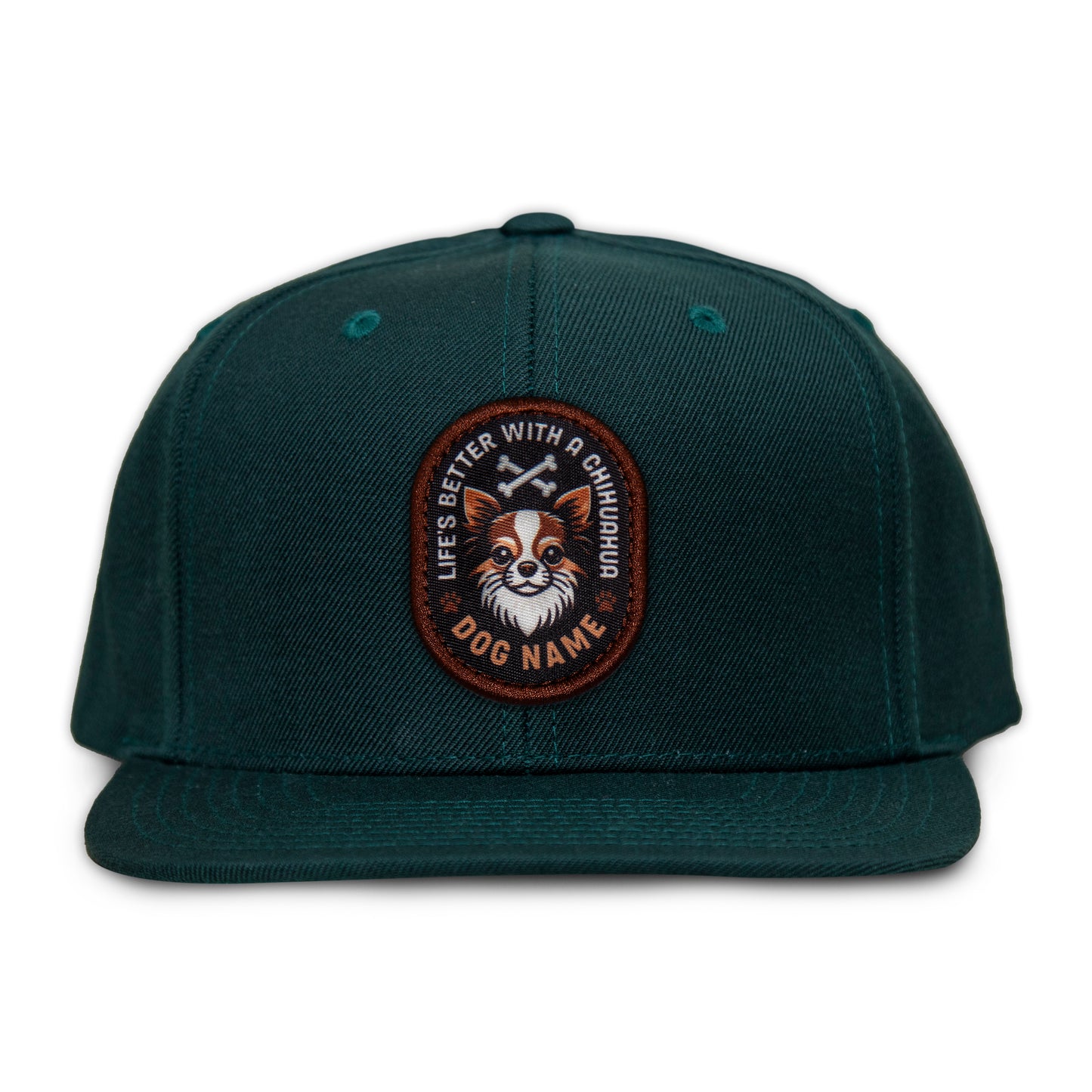 Chihuahua (Brown/White) Flat Bill