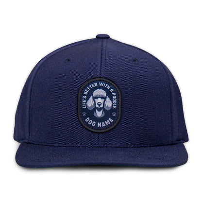 Poodle (Silver) Flat Bill