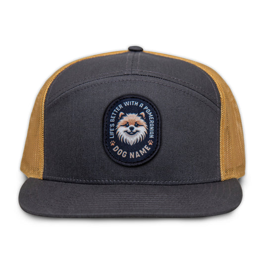 Pomeranian Flat Bill Trucker