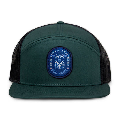 Schnauzer Flat Bill Trucker