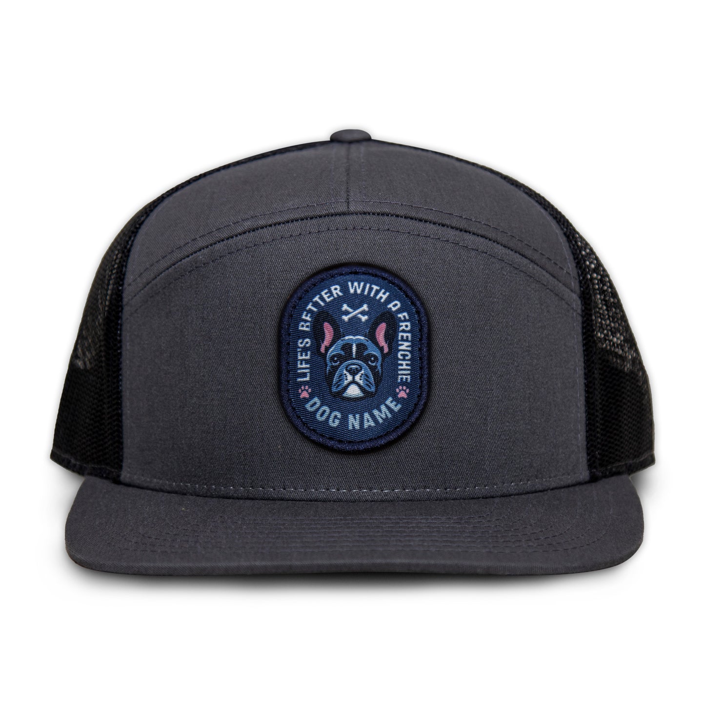 French Bulldog Flat Bill Trucker