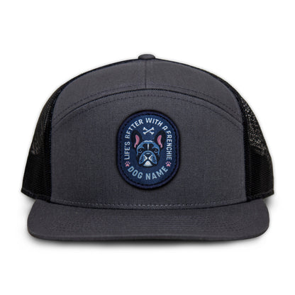 French Bulldog Flat Bill Trucker