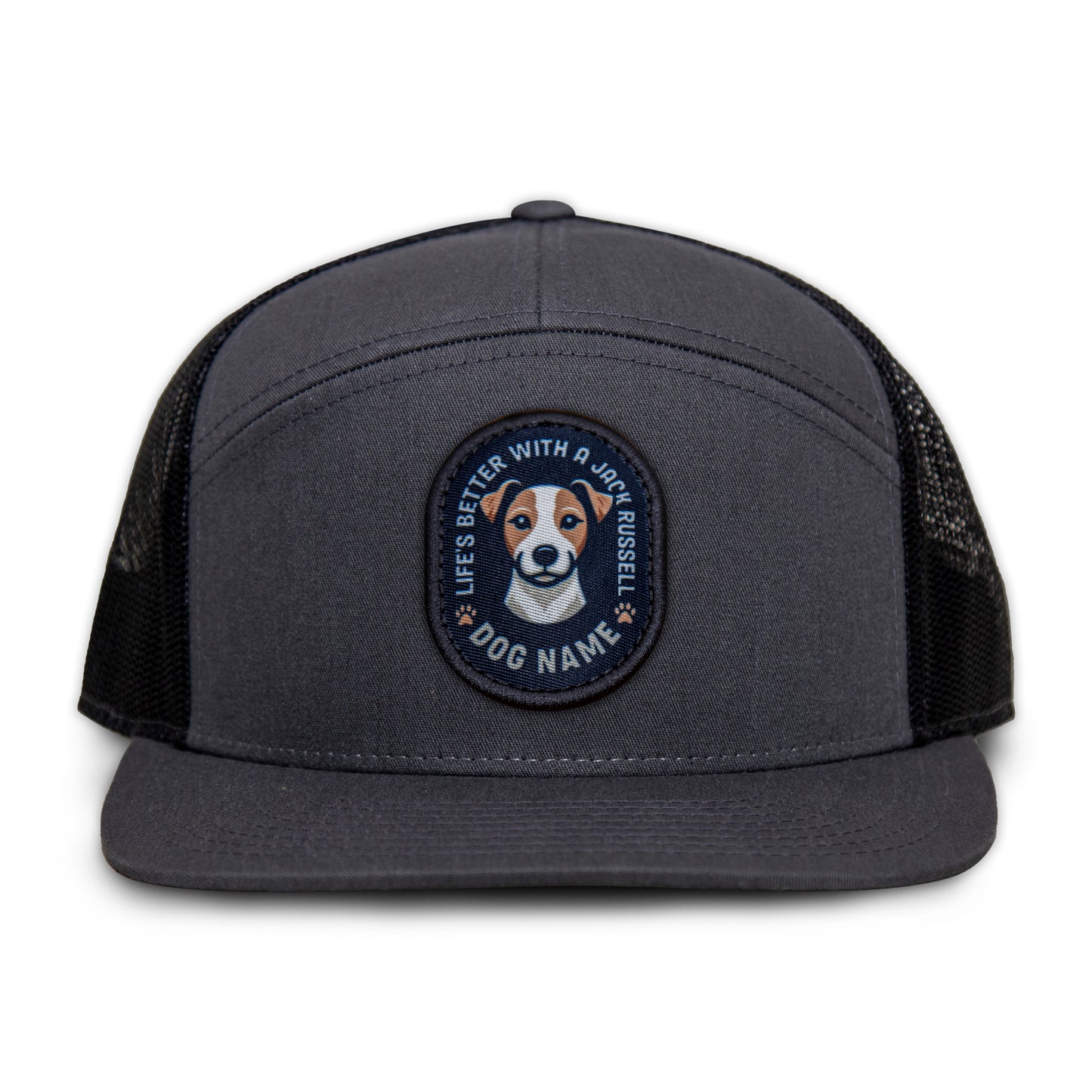 Jack Russell Flat Bill Trucker