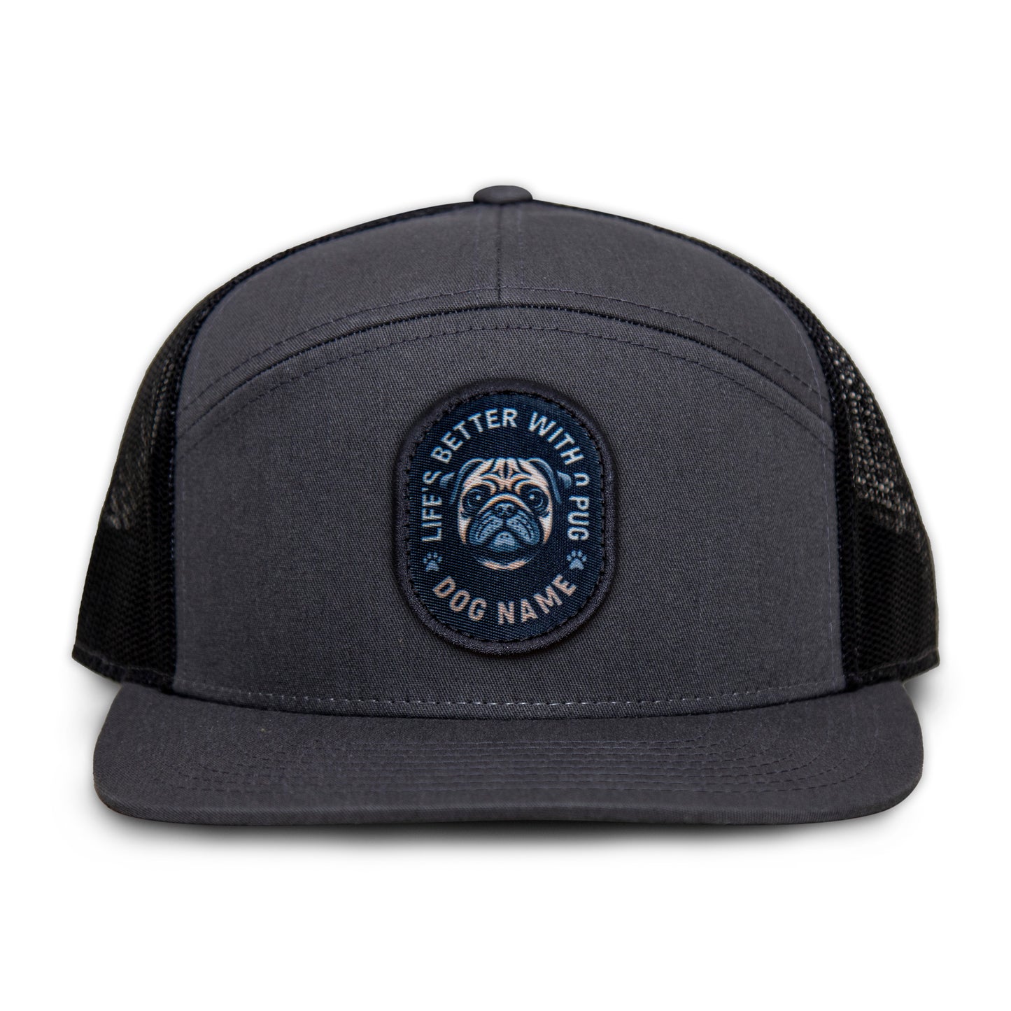 Pug Flat Bill Trucker