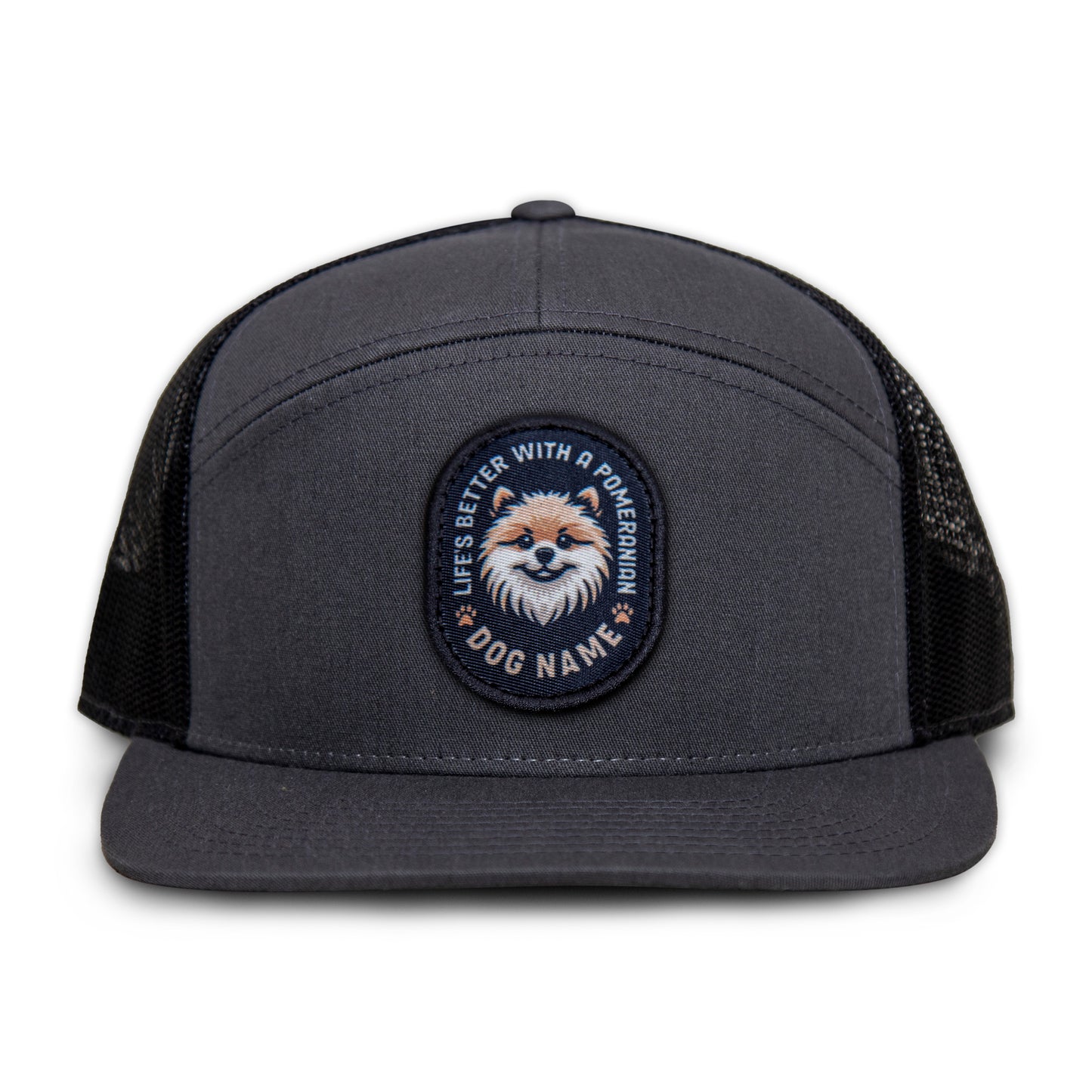 Pomeranian Flat Bill Trucker
