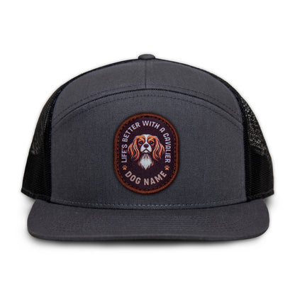 Cavalier King Charles Spaniel Flat Bill Trucker