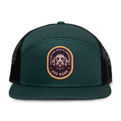 Labradoodle (Light) Flat Bill Trucker