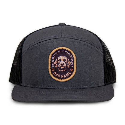Labradoodle (Light) Flat Bill Trucker
