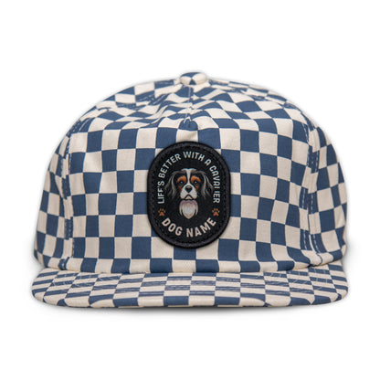 Cavalier King Charles Spaniel (Tri-Color) Unstructured Checkerboard