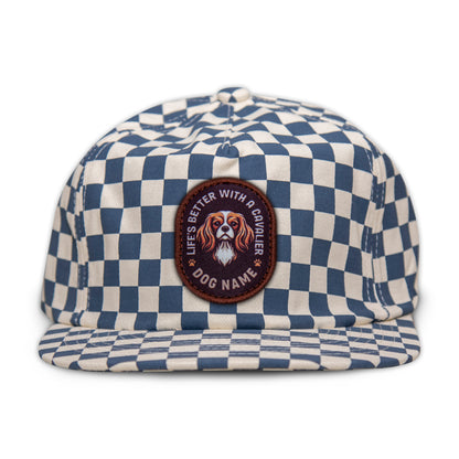 Cavalier King Charles Spaniel Unstructured Checkerboard