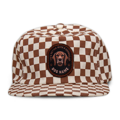 Coonhound (Brown) Unstructured Checkerboard