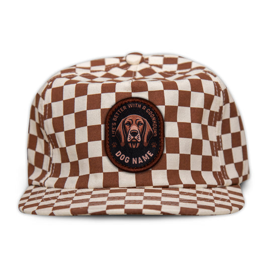 Coonhound (Brown) Unstructured Checkerboard