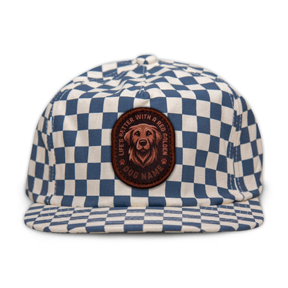 Golden Retriever (Red) Unstructured Checkerboard