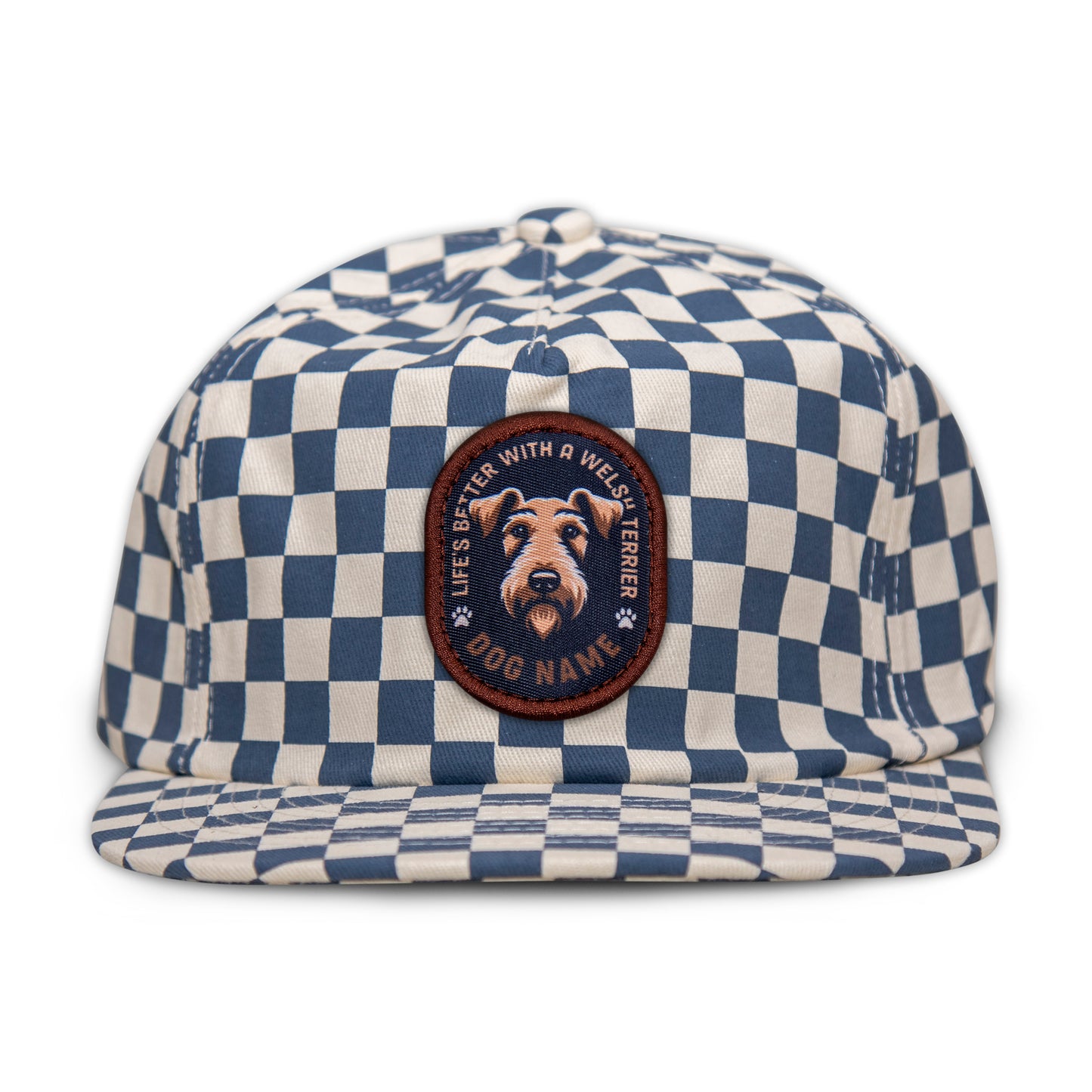 Welsh Terrier Unstructured Checkerboard