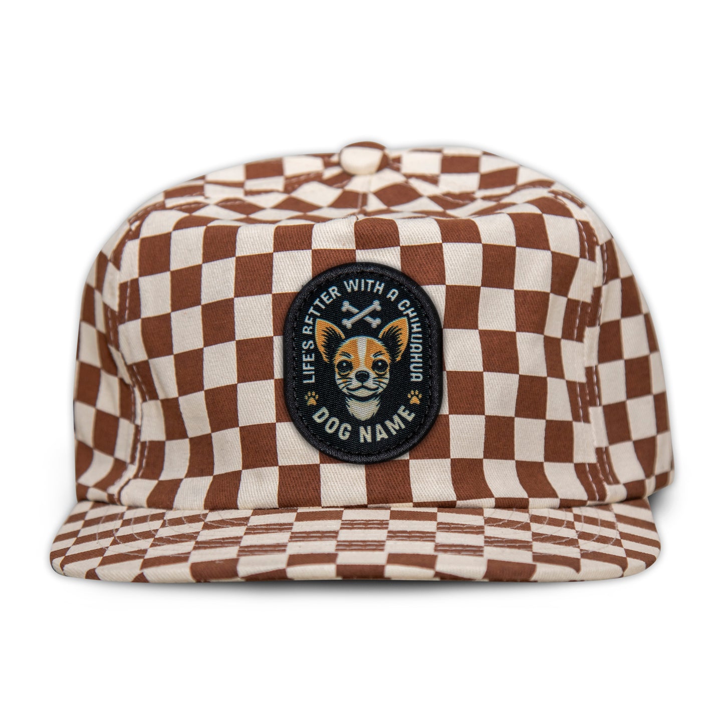 Chihuahua (Light/Tan) Unstructured Checkerboard