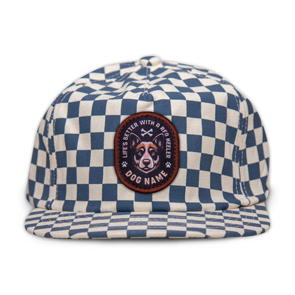 Red Heeler Unstructured Checkerboard